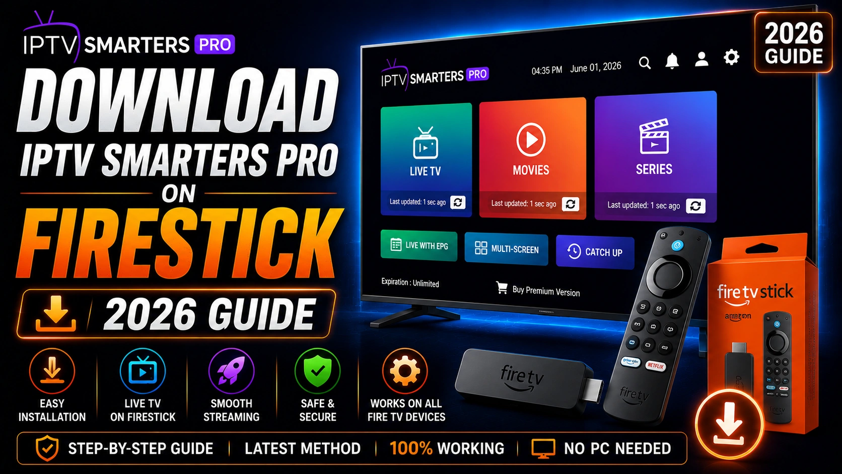 Download IPTV Smarters Pro on Firestick