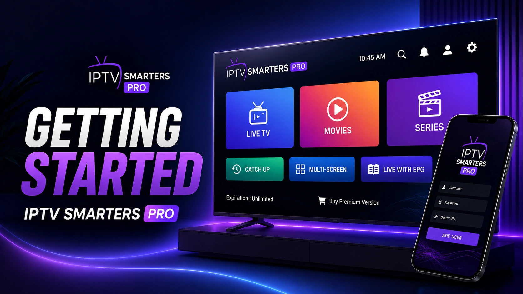 Download IPTV Smarters Pro for all devices