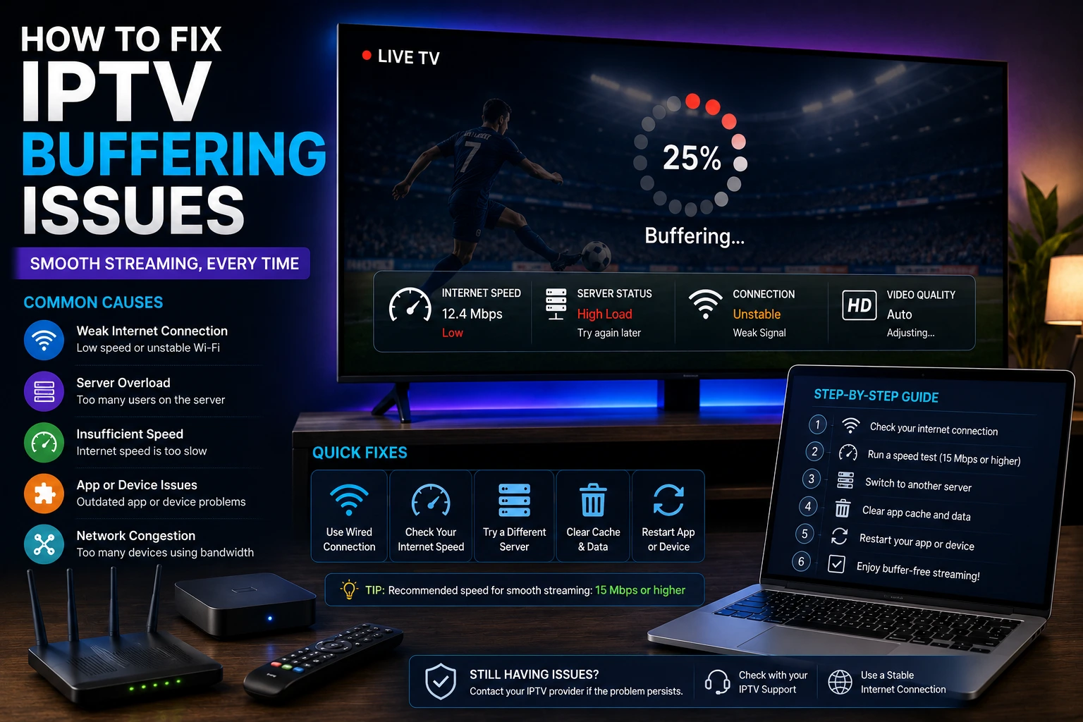 Fix IPTV buffering