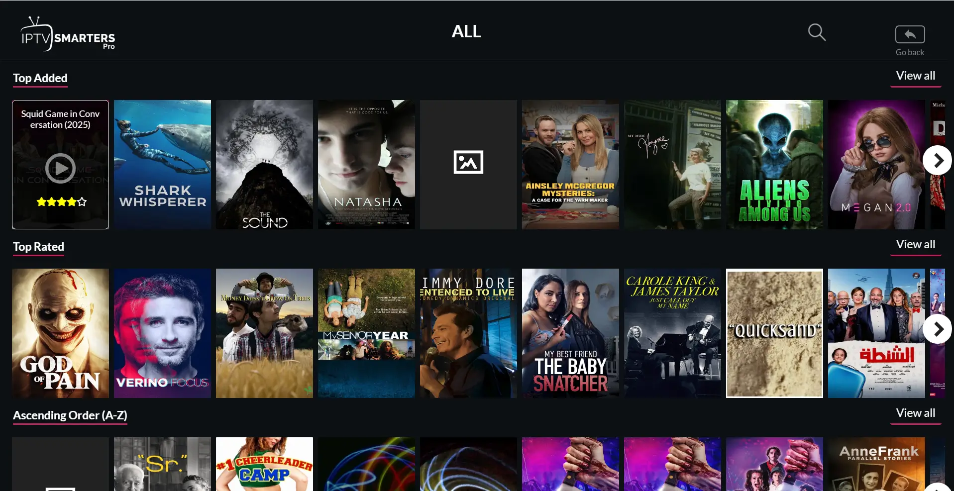 IPTV Smarters Pro multi-screen viewing