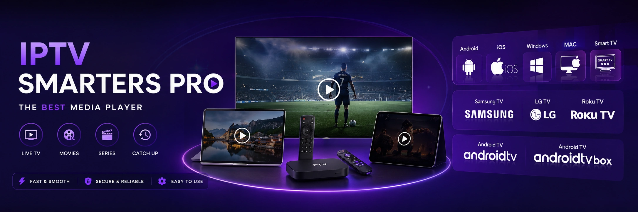 IPTV Smarters Pro banner